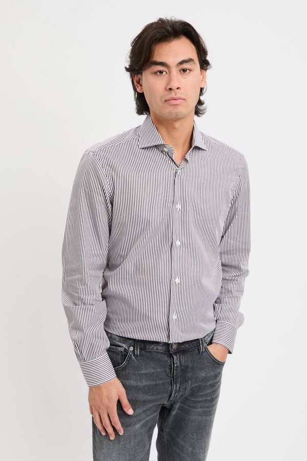 Striped cotton shirt - 1