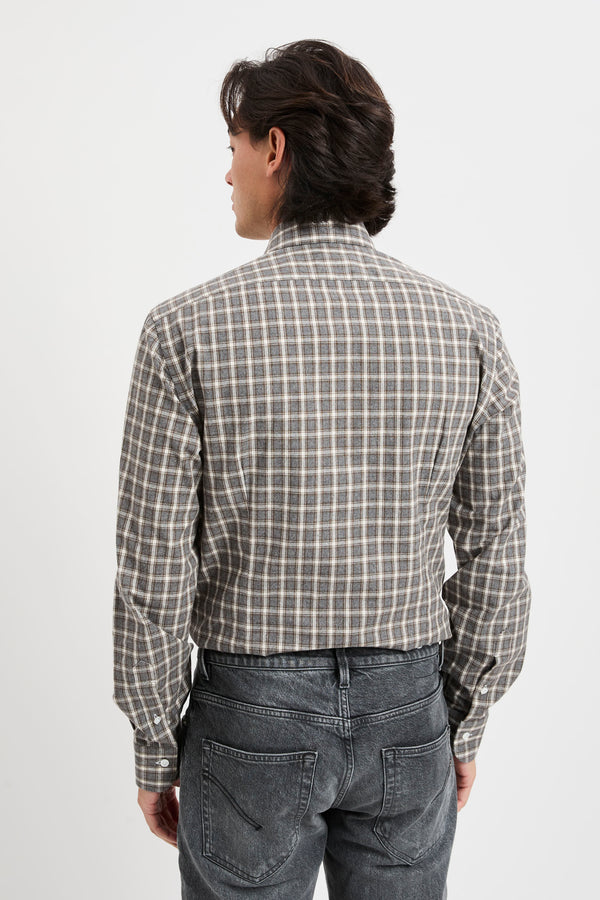 Checked cotton shirt - 5