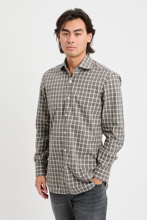Checked cotton shirt - 6