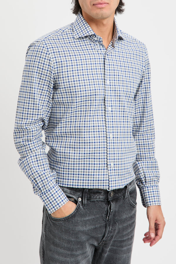 Camicia con motivo gingham - 3