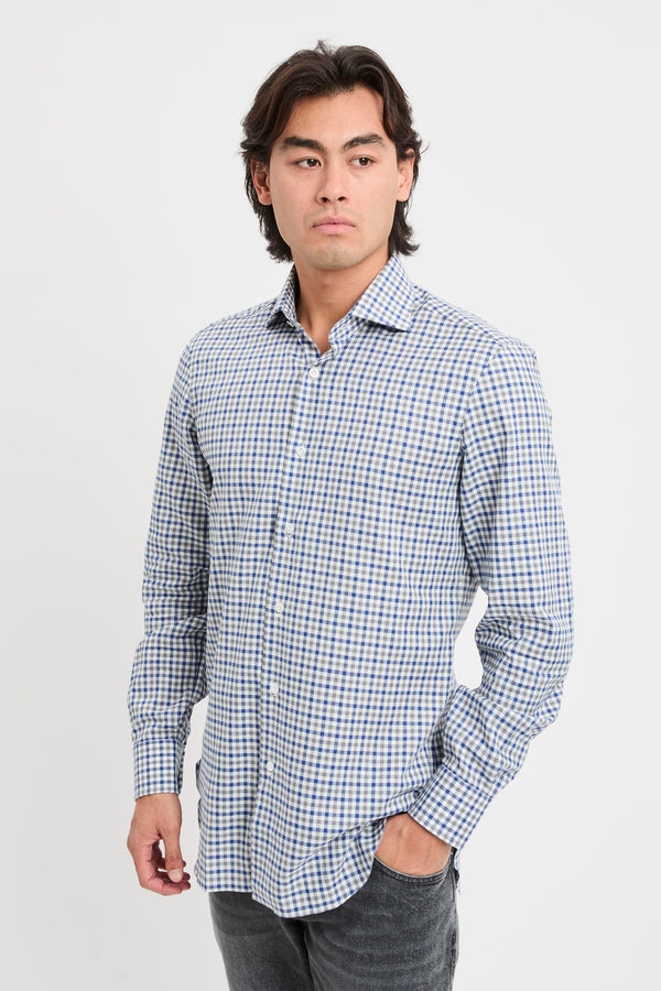 Camicia con motivo gingham - 5