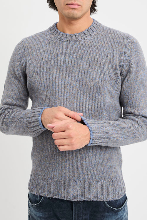 Melange effect sweater-2