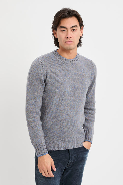 Melange effect sweater