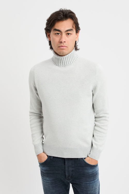 Wool and cashmere blend turtleneck