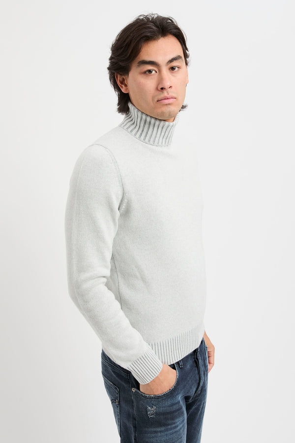 Rollkragenpullover aus Woll- und Kaschmirmischung - 2