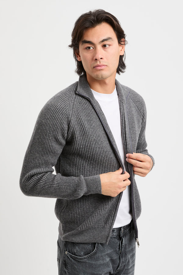 Maglia aperta con zip - 1