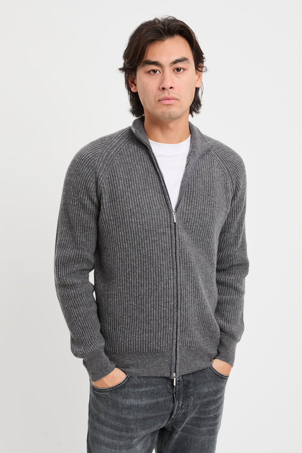 Maglia aperta con zip - 3