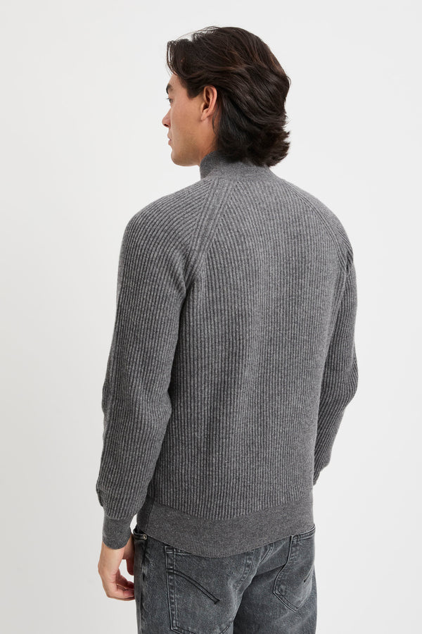 Maglia aperta con zip - 5