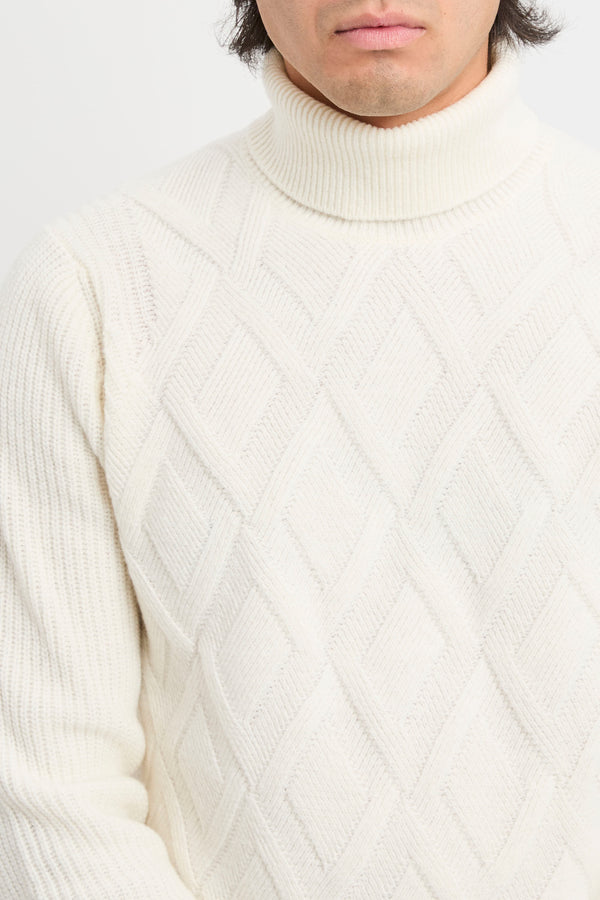 Jacquard turtleneck - 2