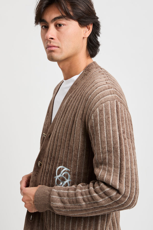 Strickjacke mit Monogramm - 1