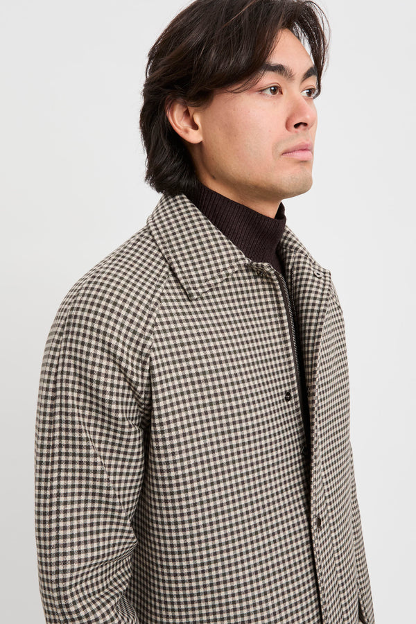 Mantel mit Mikrokaromuster - 3