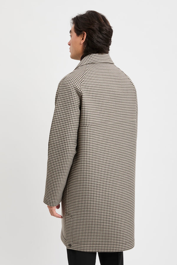 Mantel mit Mikrokaromuster - 4