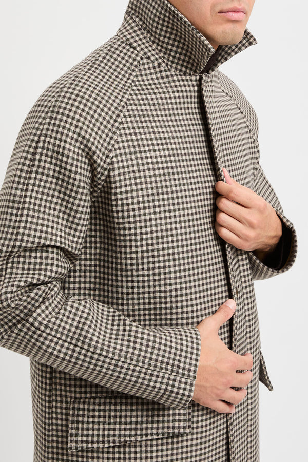 Mantel mit Mikrokaromuster - 6