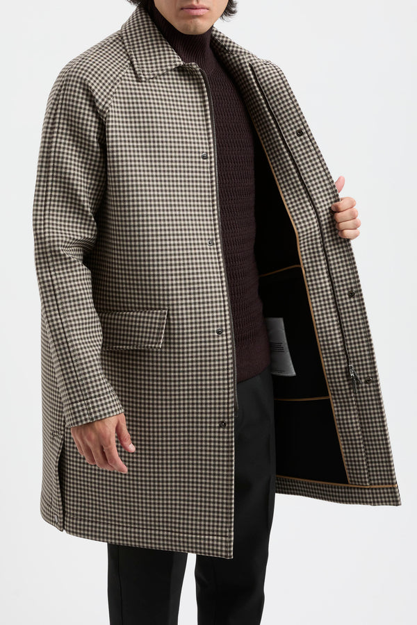 Mantel mit Mikrokaromuster - 7