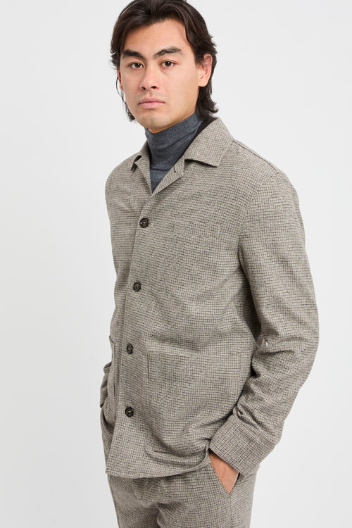 Giacca motivo pied de poule