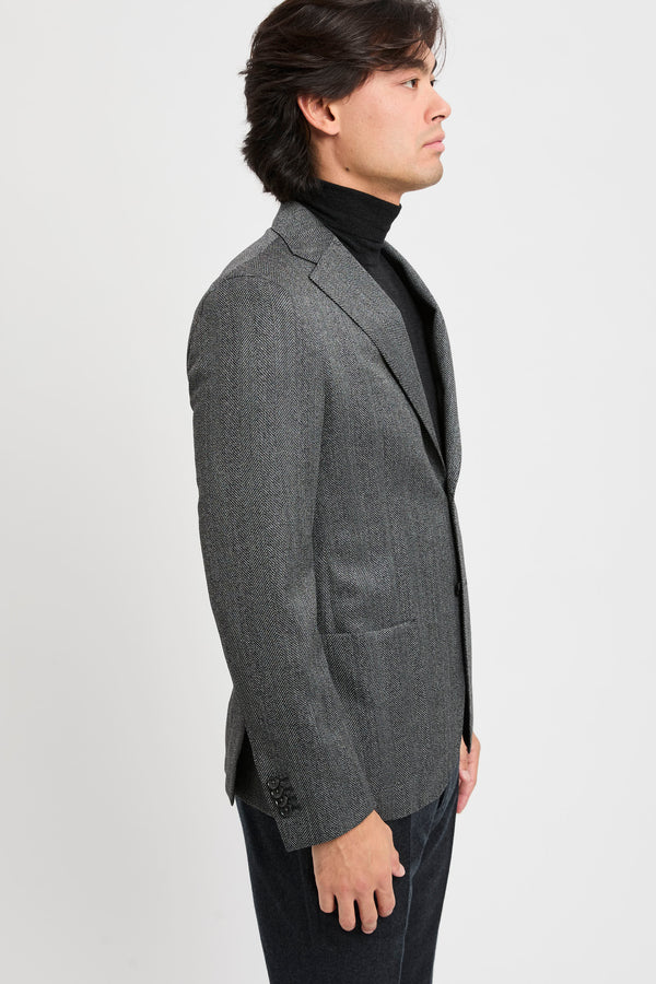 Giacca monopetto spigata - 4