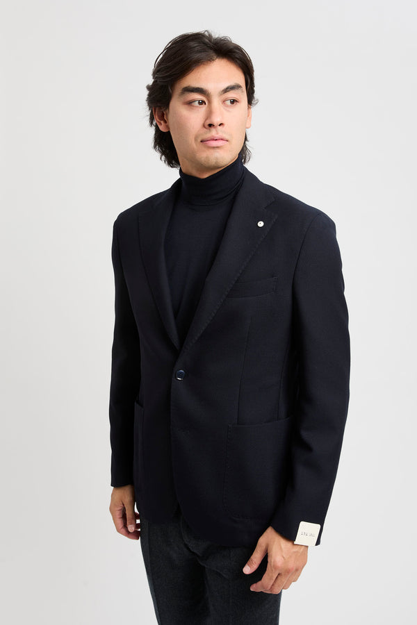 Single-breasted wool jacket - 4