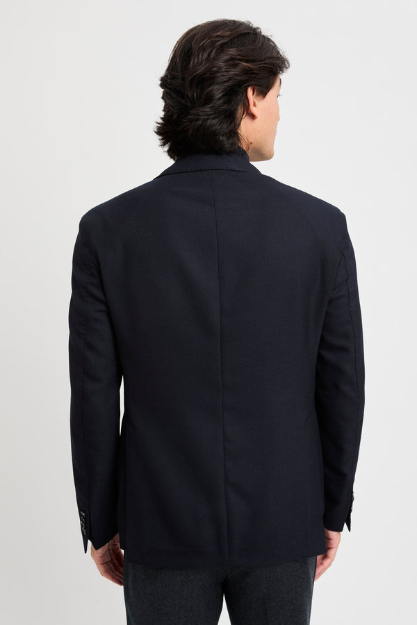 Single-breasted wool jacket - 6