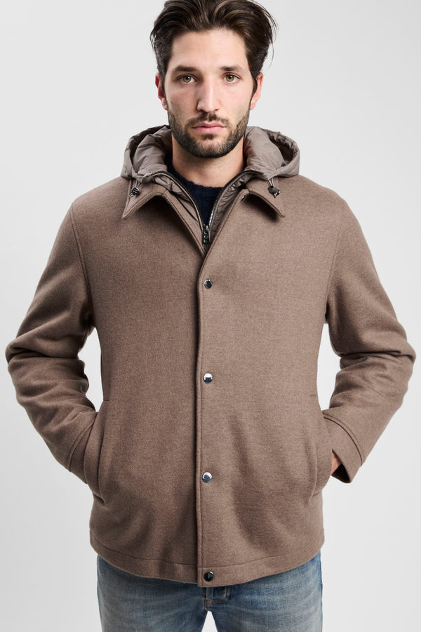 Knitted Wool Shirt Jacket - 3