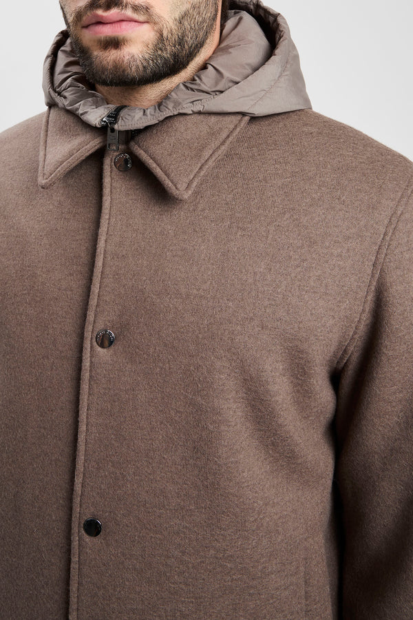 Knitted Wool Shirt Jacket - 6