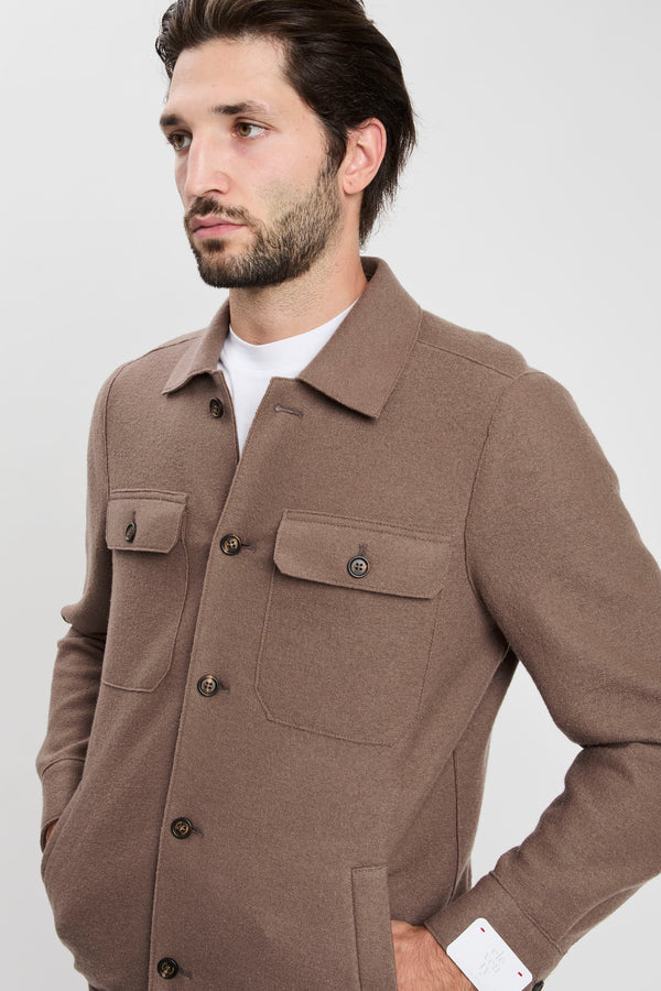 Overshirt in lana - 4