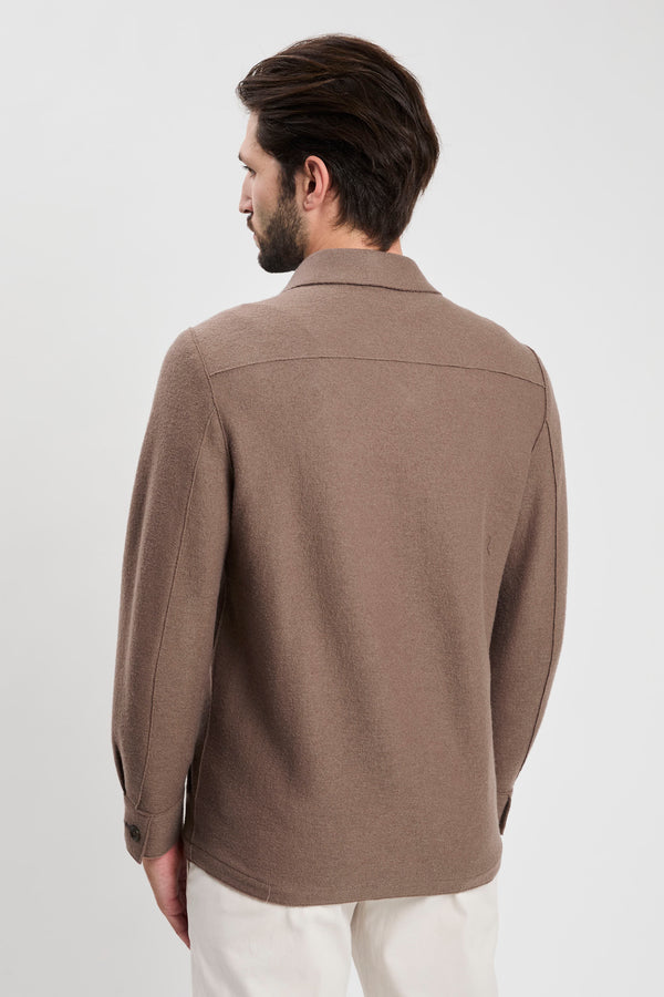 Overshirt in lana - 5