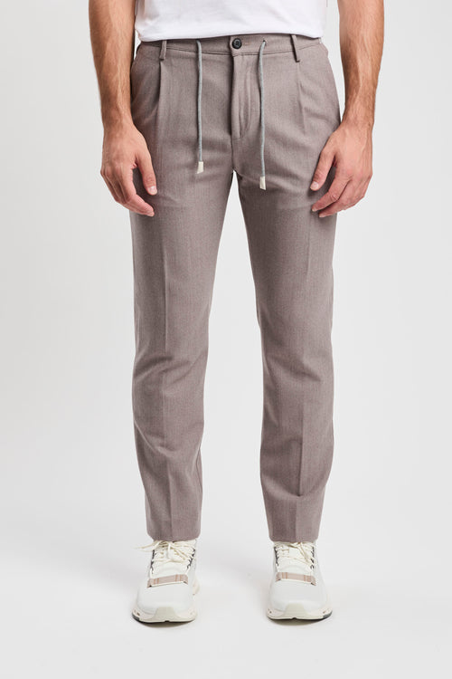 Pantalone in lana stretch-2