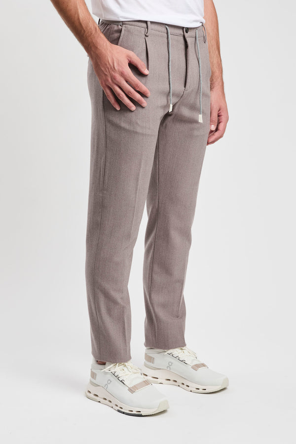 Stretch wool trousers - 4