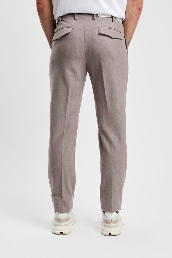 Stretch wool trousers - 6