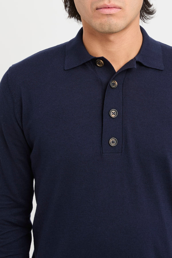 Knitted polo shirt - 2