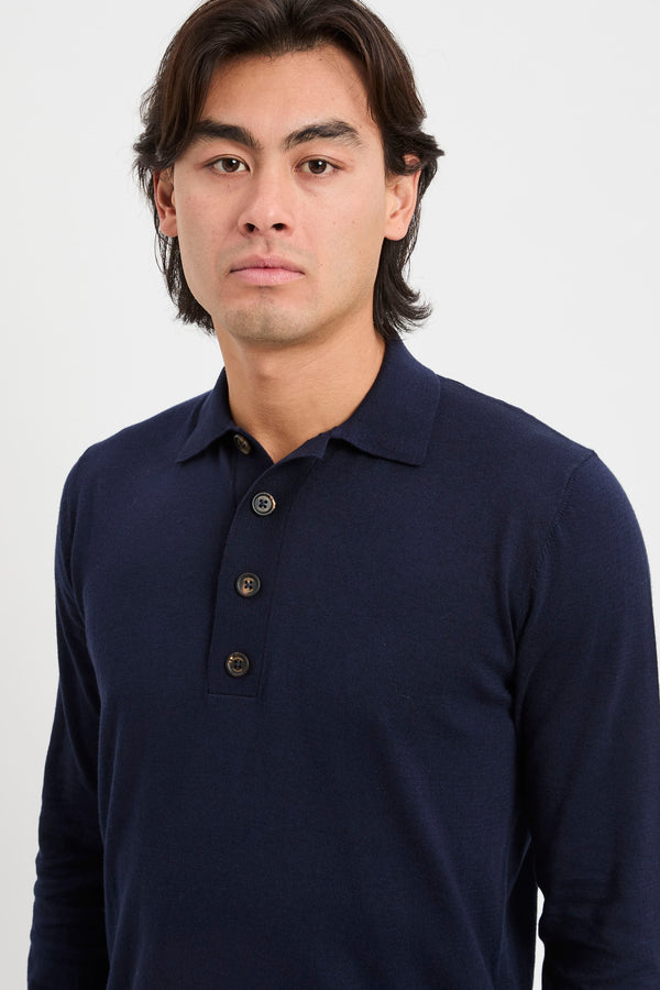 Knitted polo shirt - 3