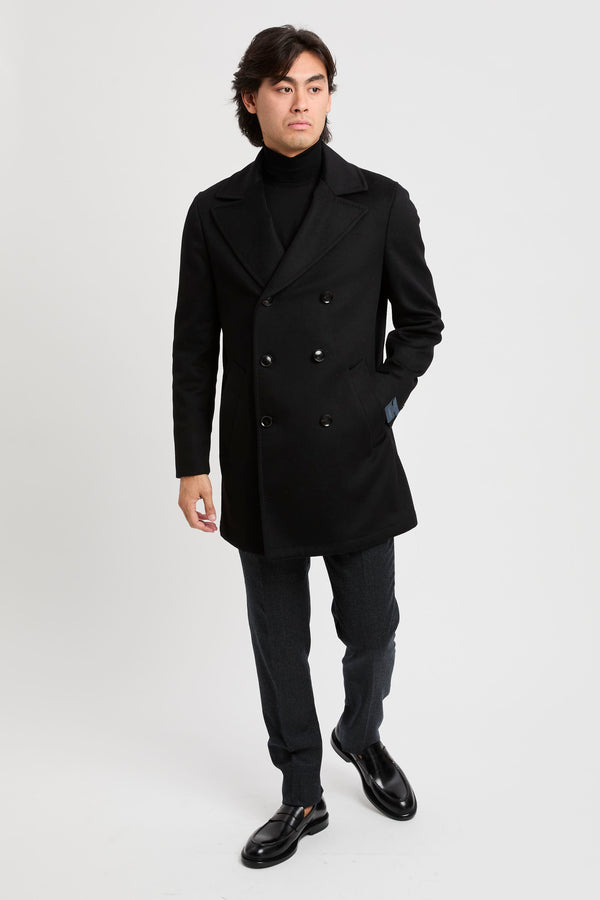 Cappotto doppiopetto in misto lana e cashmere - 1