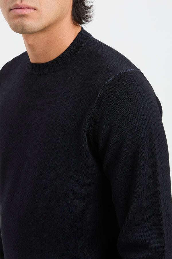 Girocollo in lana vergine - 6