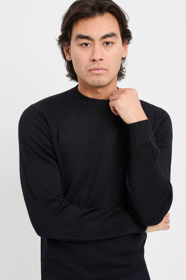 Girocollo in lana vergine - 1