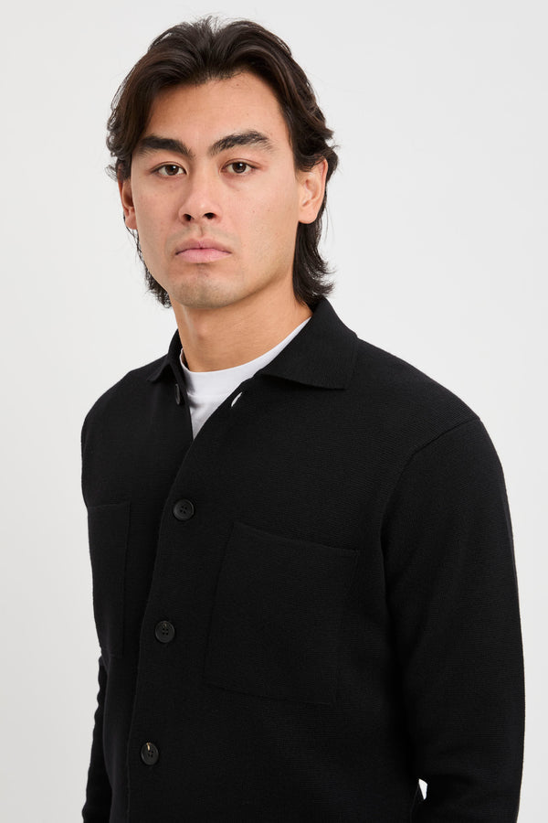 Overshirt punto Milano - 5