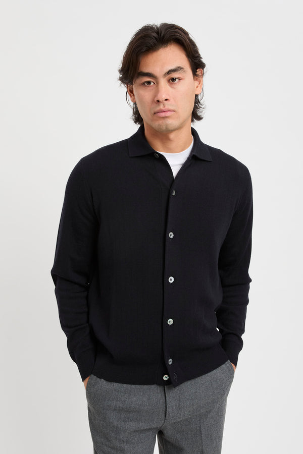 Cardigan in lana vergine - 1