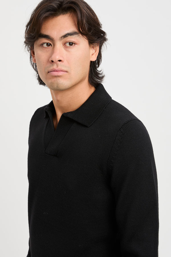 Polo in maglia in lana vergine - 6