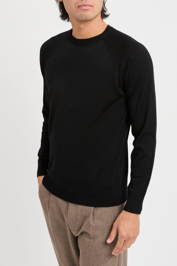 Rundhalspullover aus königlicher Wolle - 3