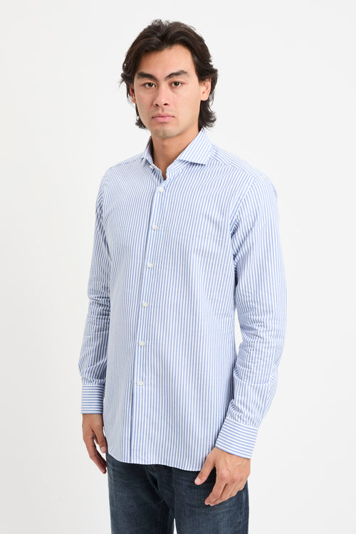 Camicia a righe in cotone-2