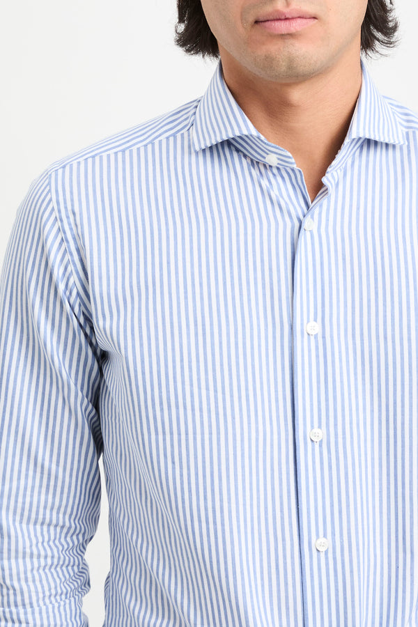 Camicia a righe in cotone - 7