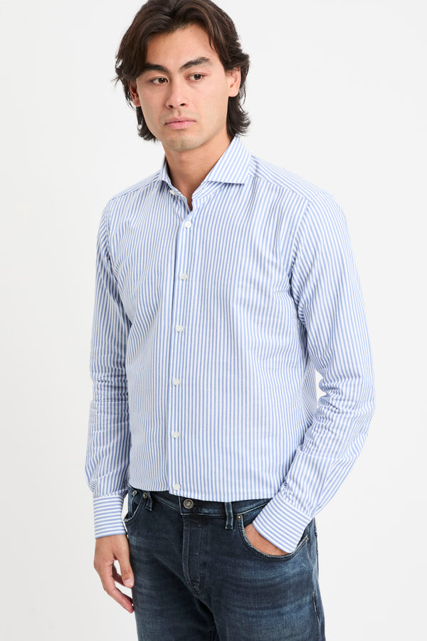 Camicia a righe in cotone - 1