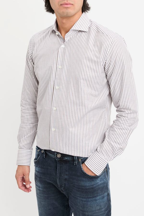 Camicia a righe in cotone - 3