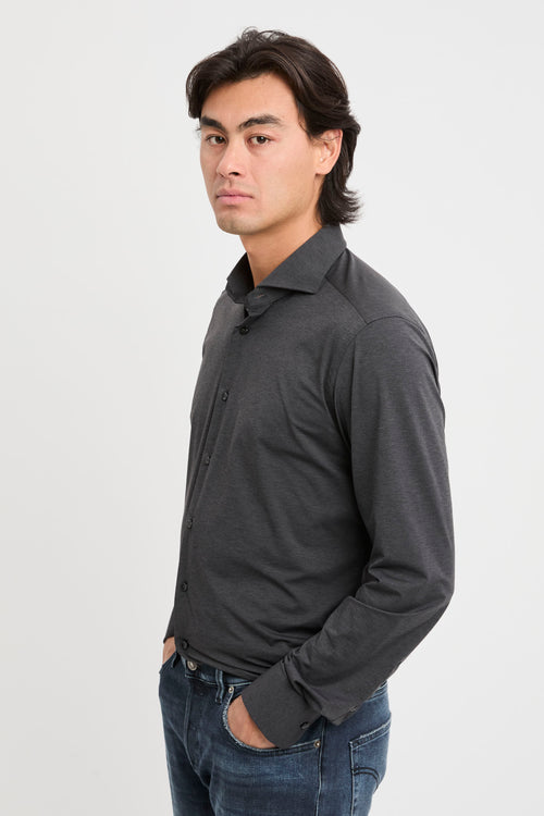 Camicia con collo francese