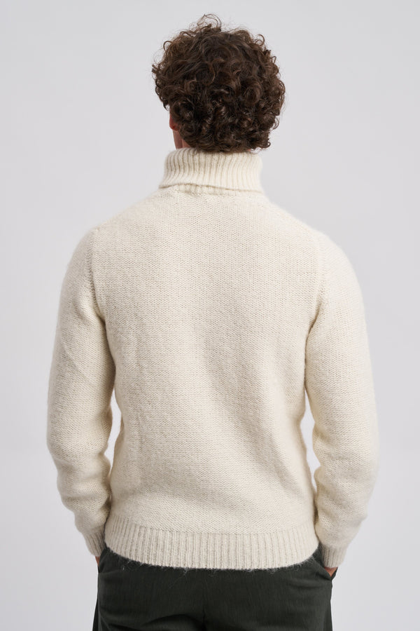 Dolcevita in cotone e alpaca - 4