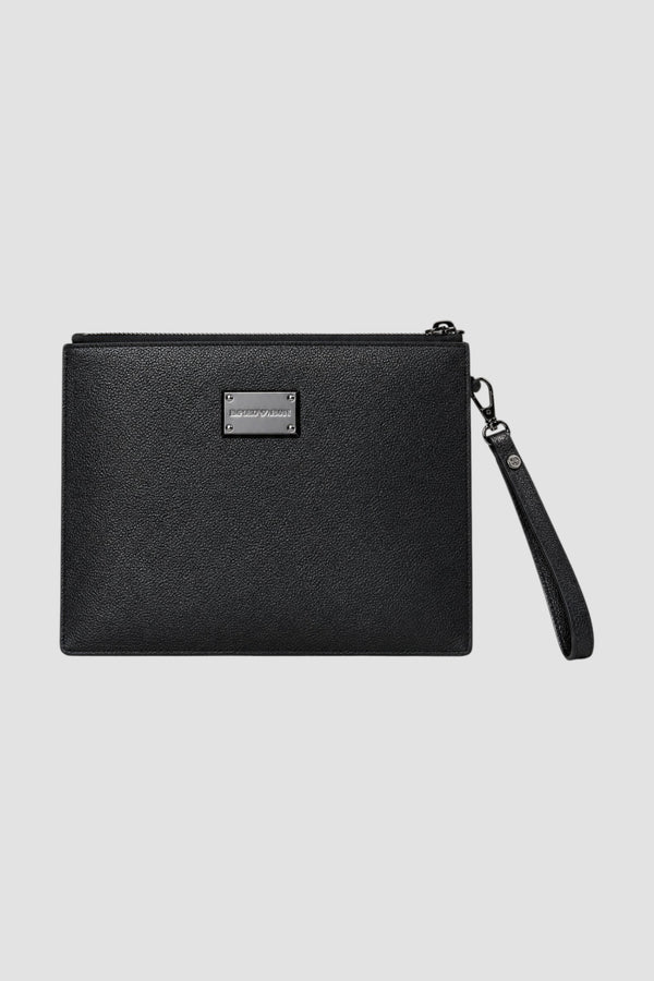 Pouch in pelle bottalata - 1
