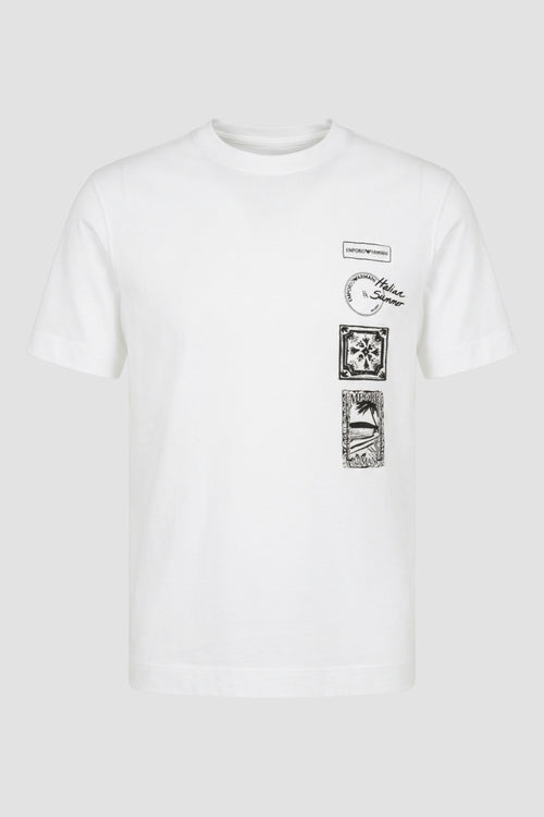 T-shirt in cotone con stampa