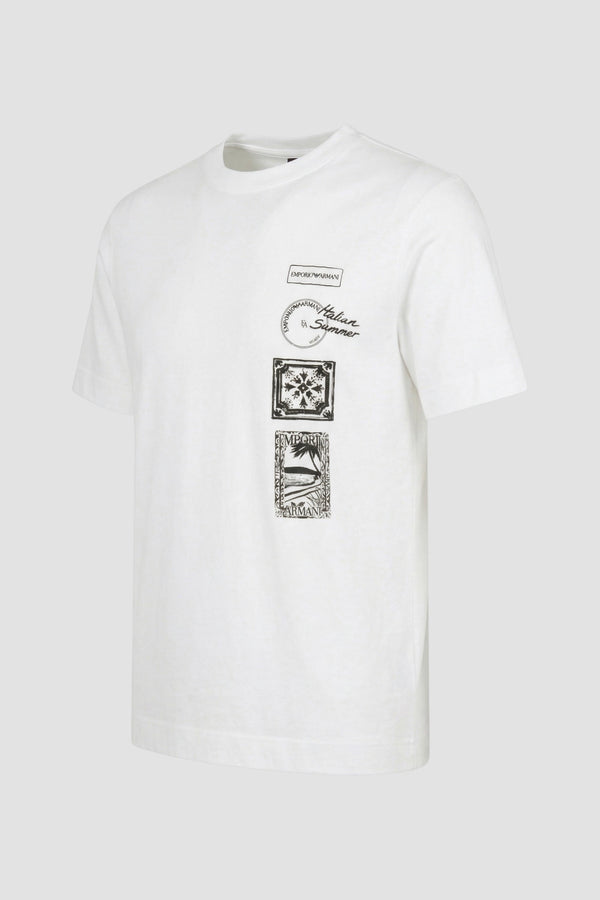 T-shirt in cotone con stampa - 2