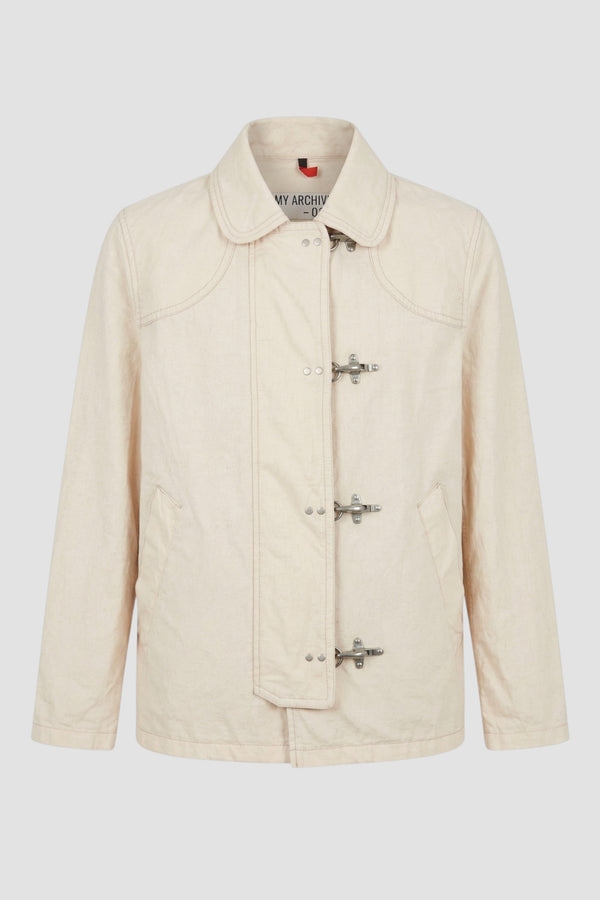 4 Garment-Dyed Linen Canvas Hooks - 1