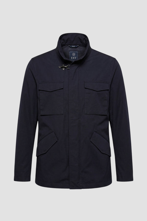Technical cotton jacket - 1
