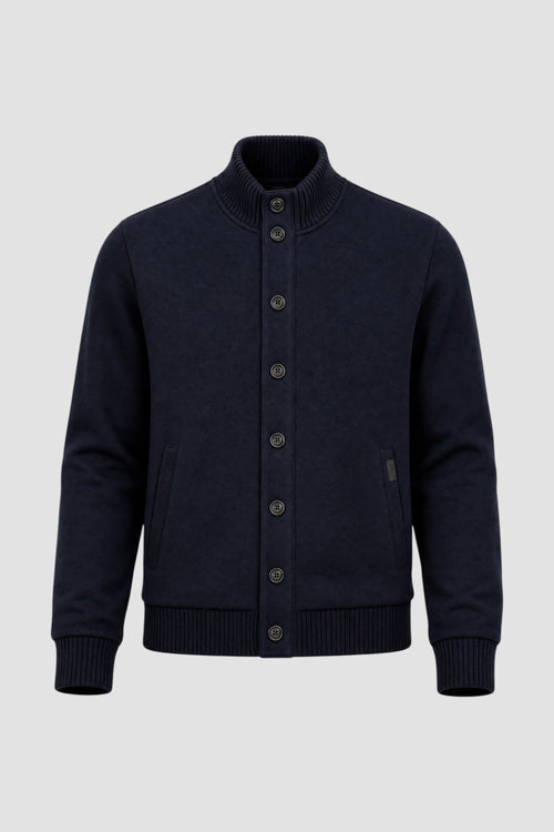 Piqué-Sweatjacke